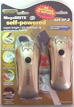 Durapro Megabrite Self Powered Super bright LED flashlight.